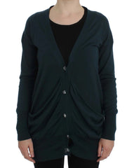 PINK MEMORIES Green Button Down Cardigan Sweater - IT42|M - Cardigans