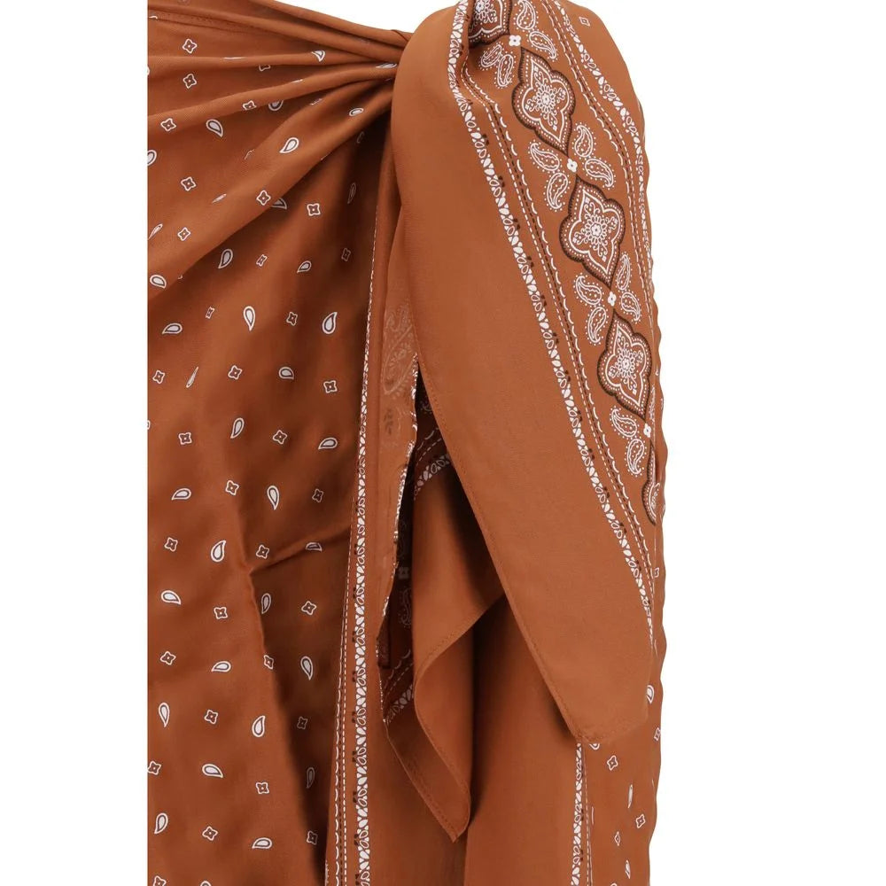 PINKO Bandana pattern pareo Skirt - S