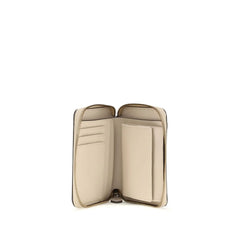 PINKO Beige Calf Leather Bos Taurus Wallet