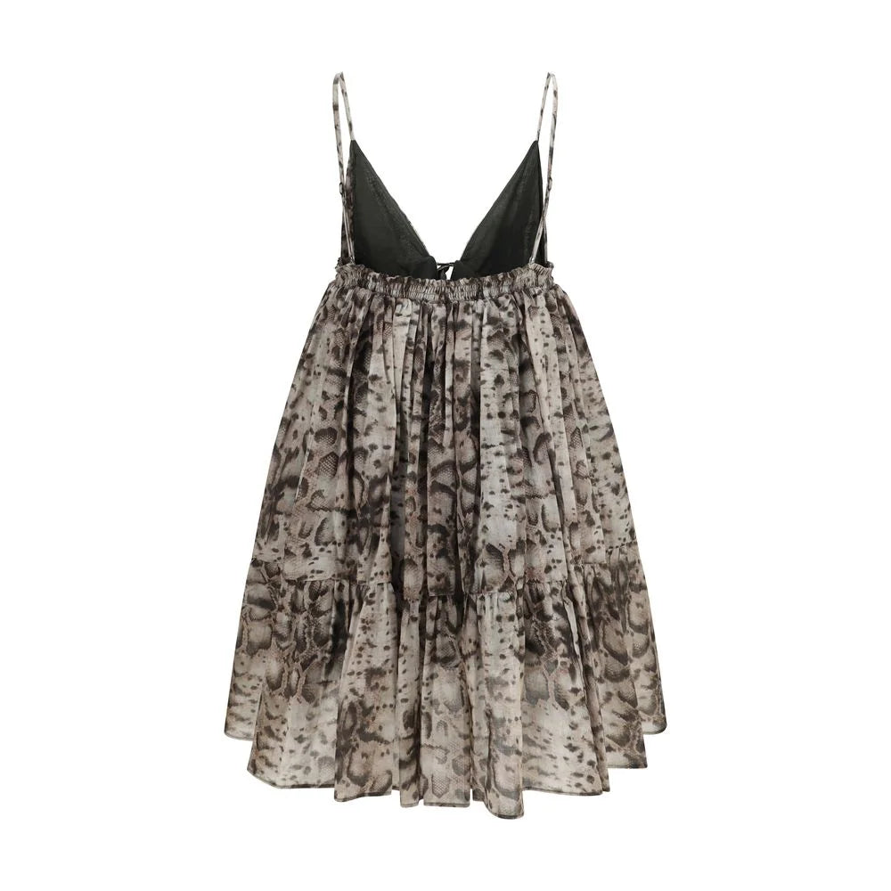 PINKO Beige Cotton Casual Dress - IT42 | L