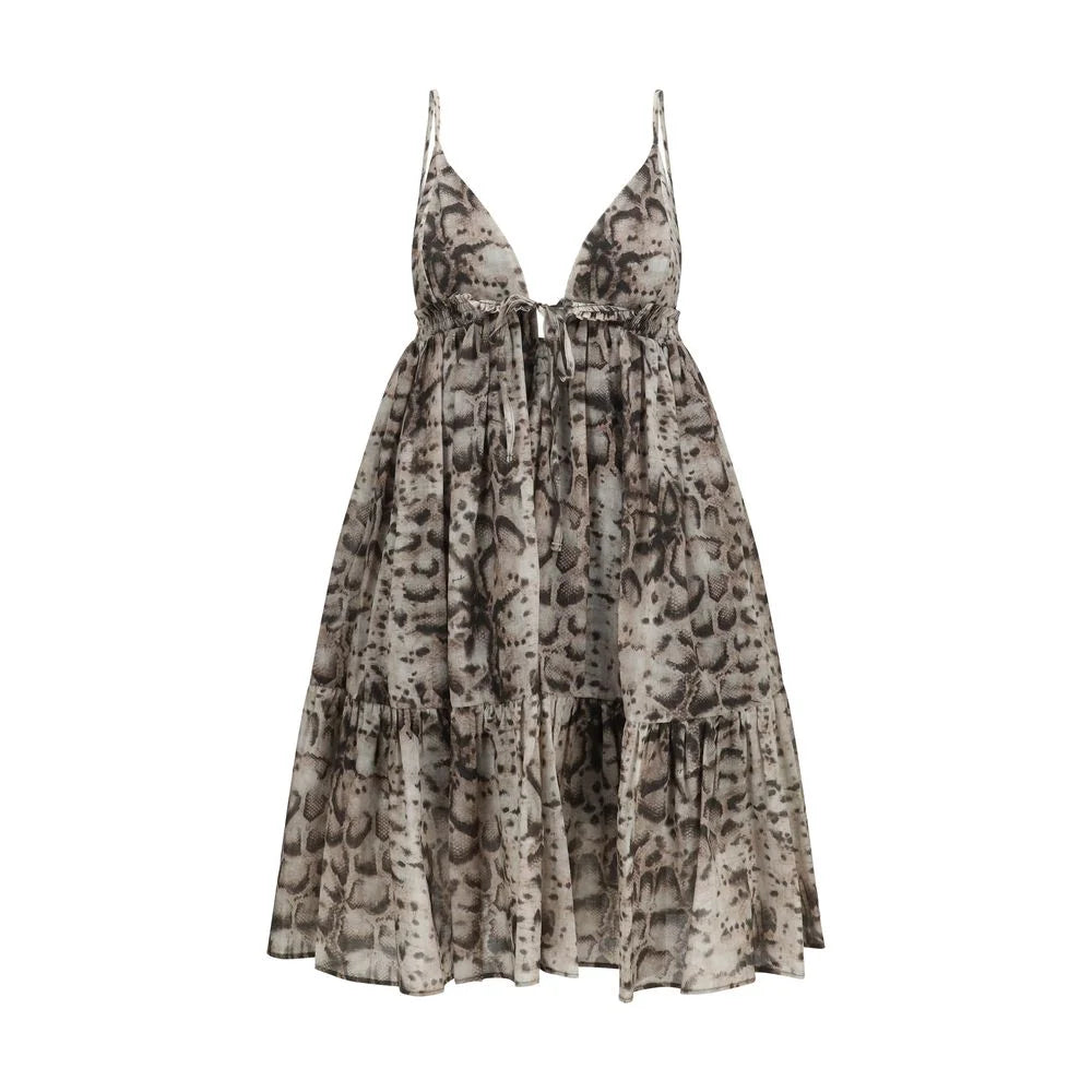PINKO Beige Cotton Casual Dress - IT42 | L