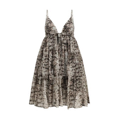 PINKO Beige Cotton Casual Dress - IT42 | L