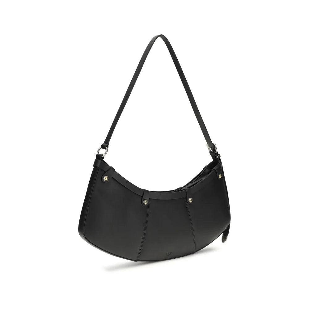 Sac bandoulière Pinko en veau noir Bos Taurus