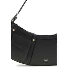 Sac bandoulière Pinko en veau noir Bos Taurus