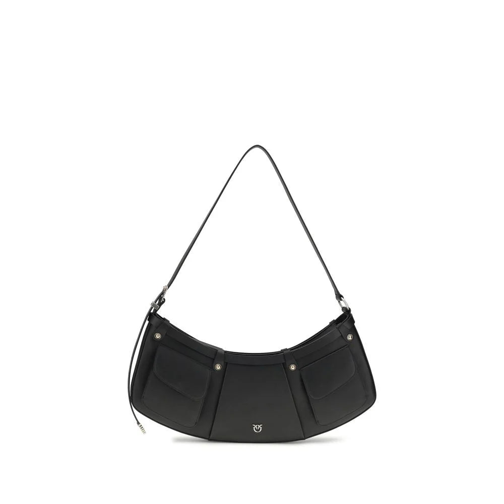 Sac bandoulière Pinko en veau noir Bos Taurus