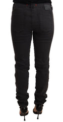 PINKO Black Cotton Stretch Skinny Mid Waist Women Denim Jeans - W29 - Jeans