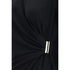 PINKO Black Cotton T-Shirt