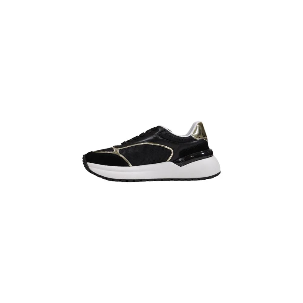 PINKO Black Leather Low Top Sneakers - EU40/US10