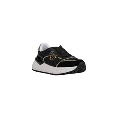 PINKO Black Leather Low Top Sneakers - EU40/US10