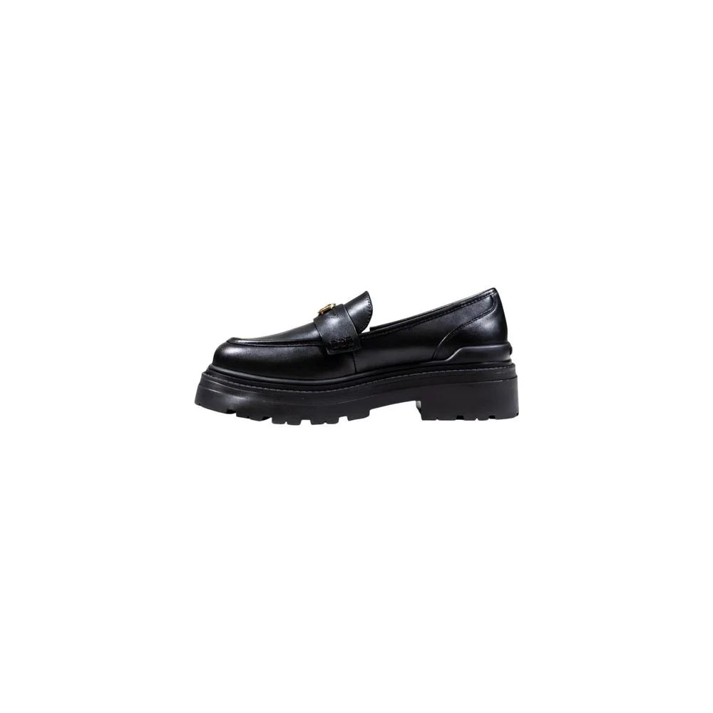 PINKO Black Leather Platform Pumps - EU41/US11