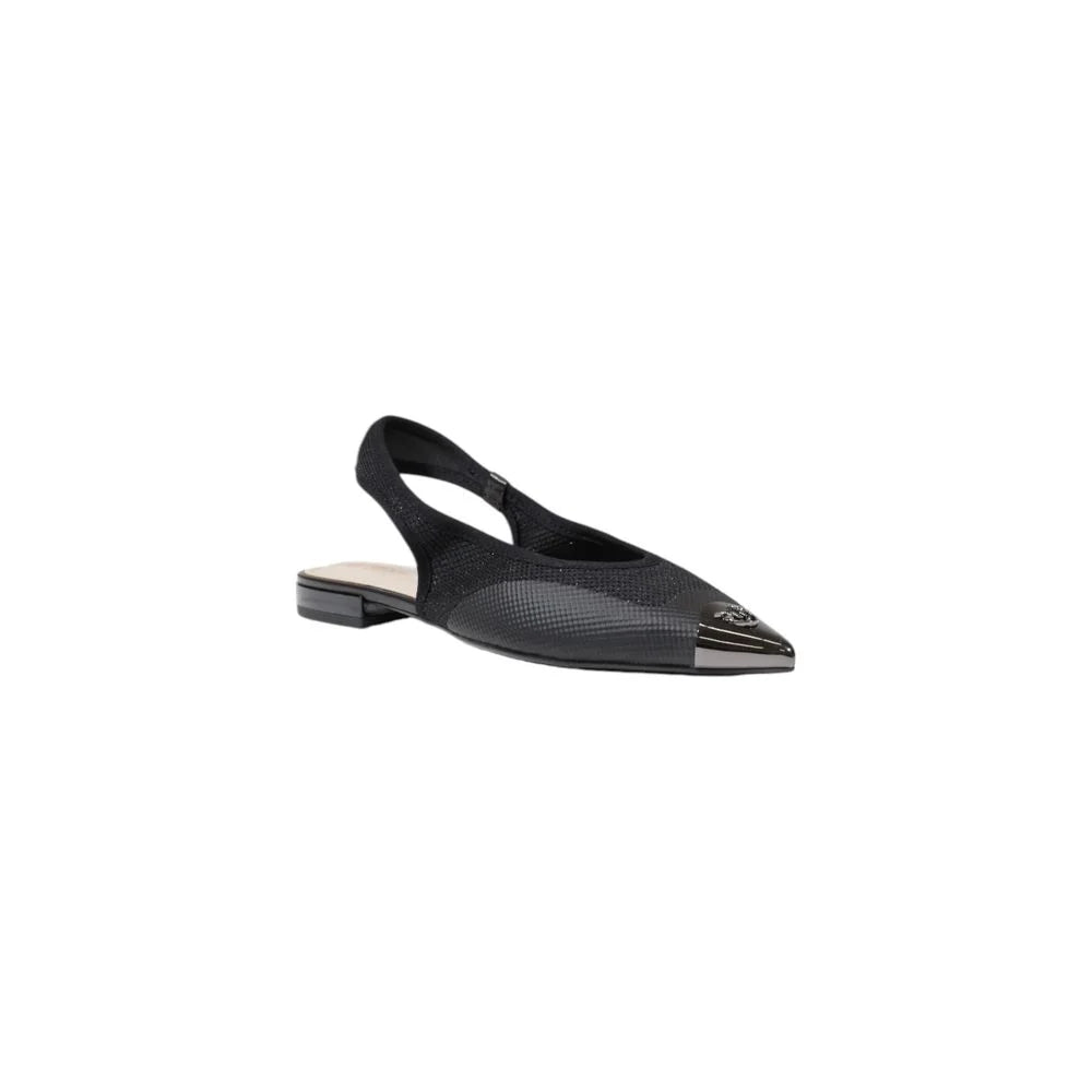 PINKO Black Leather Sandal - EU36/US6