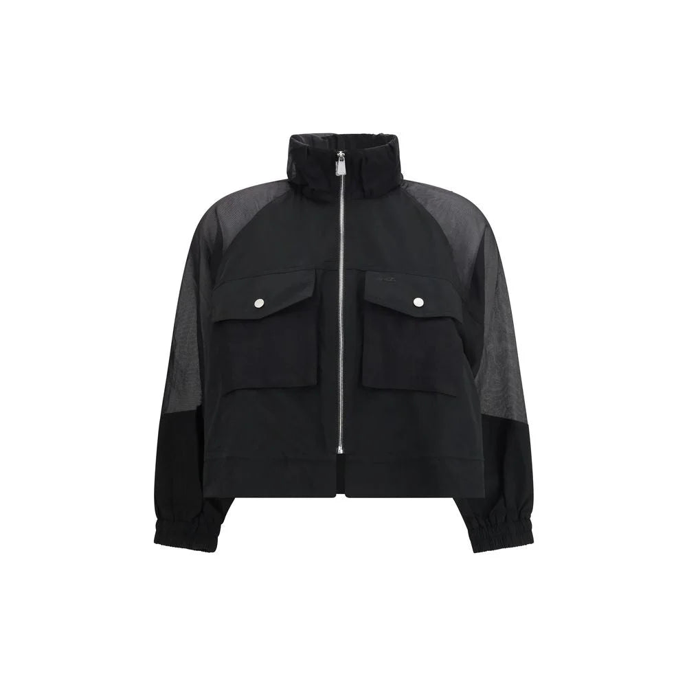 PINKO Black Polyester Shell Jacket