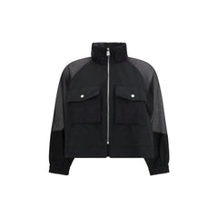 PINKO Black Polyester Shell Jacket