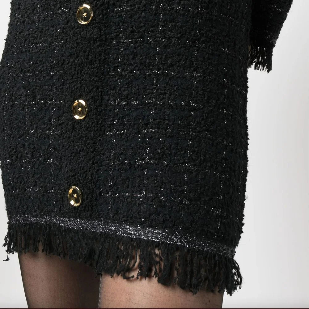 PINKO Black Polyester Skirt - XS