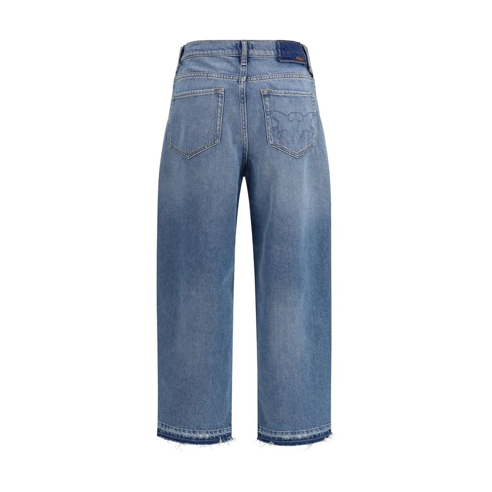 PINKO Blue Cotton Jeans Denim
