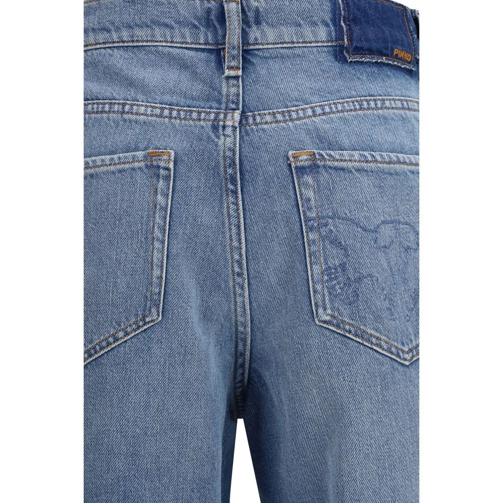 PINKO Blue Cotton Jeans Denim