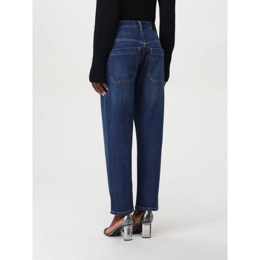 PINKO Blue Denim Straight-Leg Jeans - W25