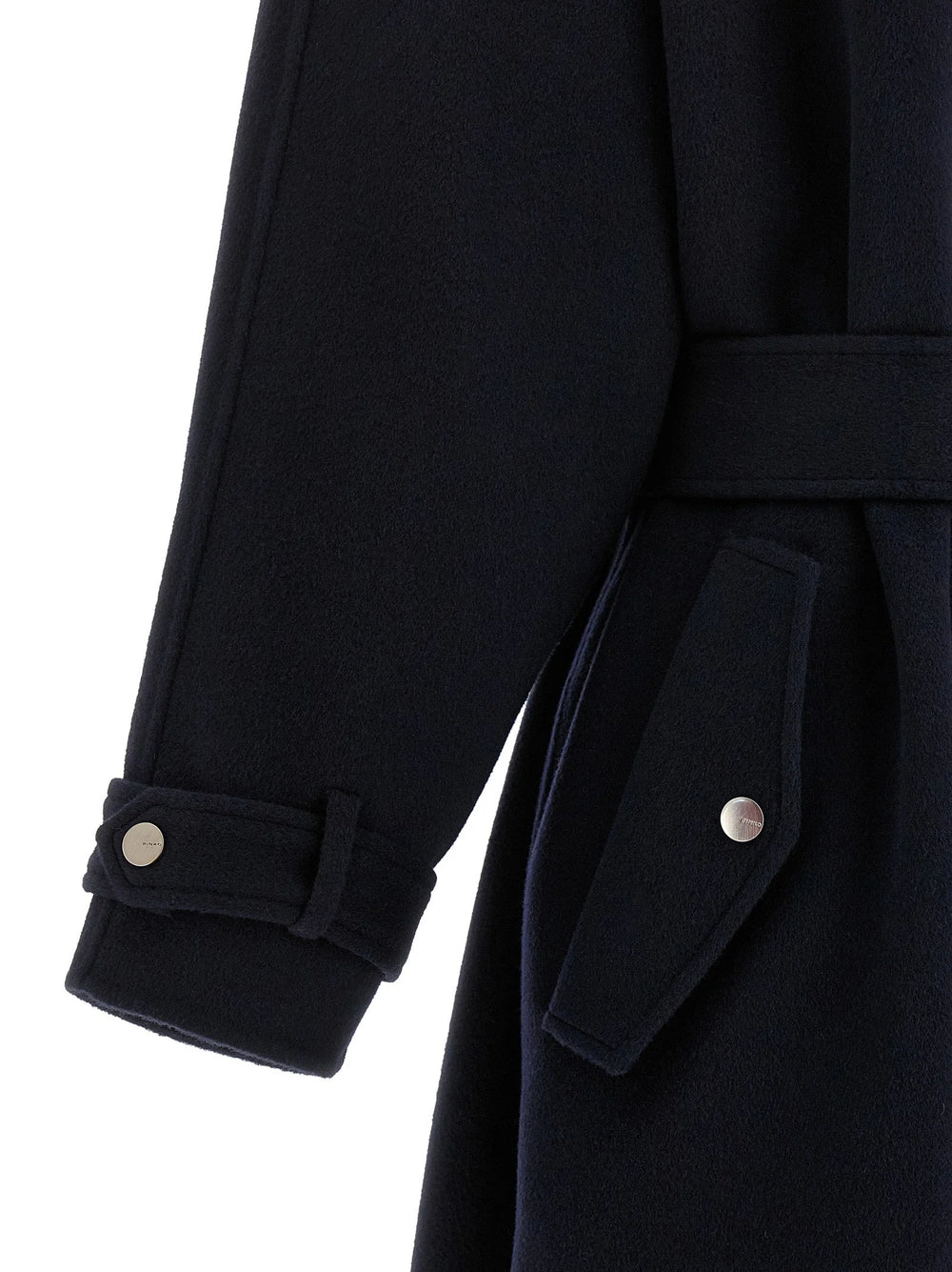 PINKO Blue Polyamide Coat - S