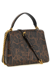 PINKO Brown Calfskin Handbag