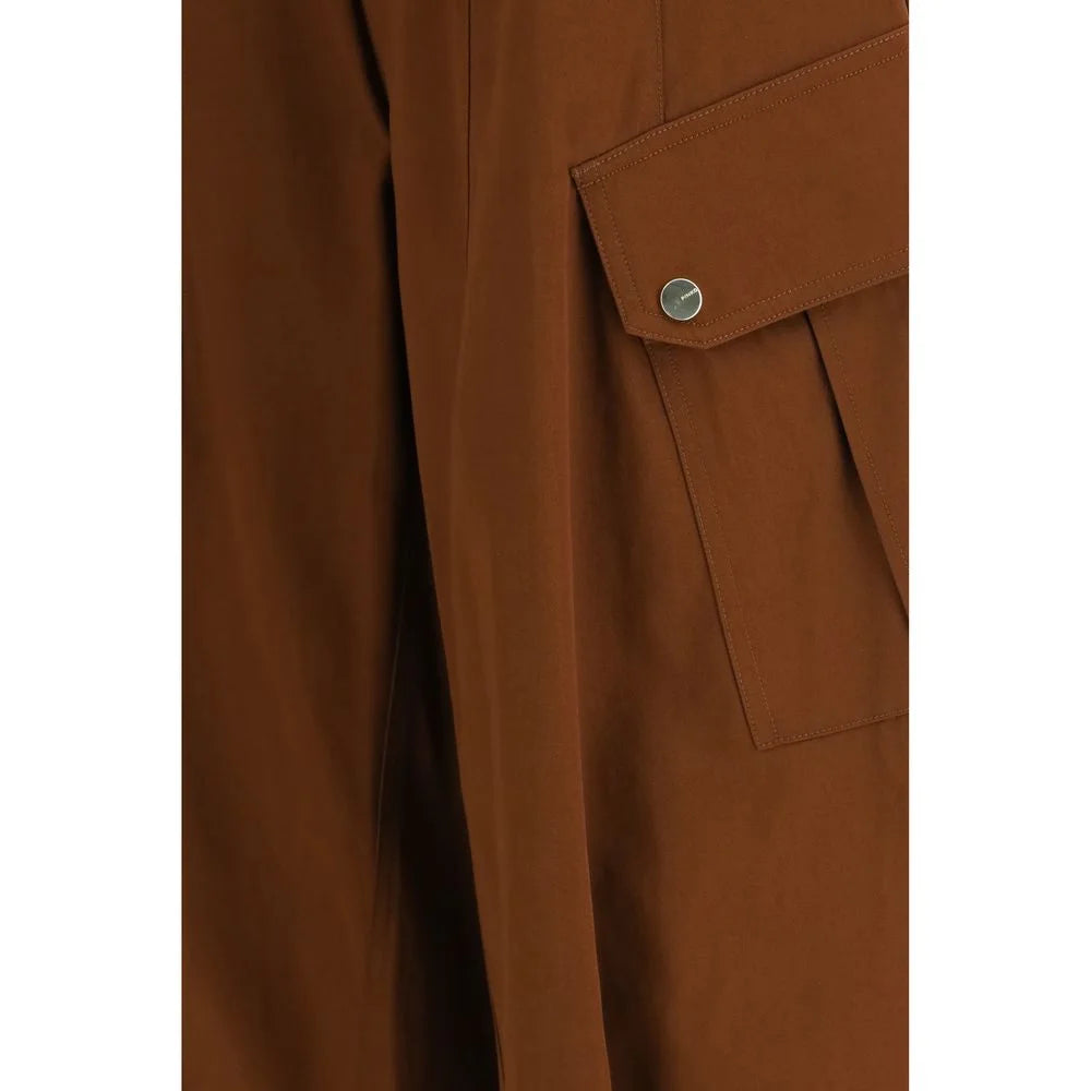 PINKO Brown Cotton Casual Pants - Trousers