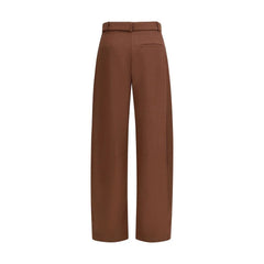 PINKO Brown Viscose Casual Pants