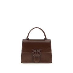 PINKO Burgundy Goatskin Handbag