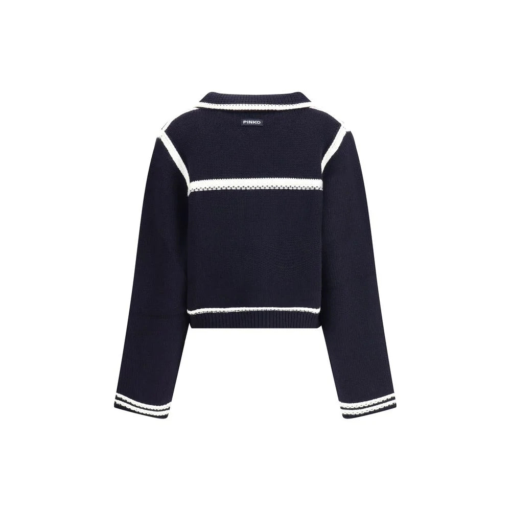 PINKO Cardigan with contrasting profiles - IT40 | M - Cardigans