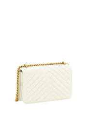 PINKO Elegant White Mini Love Shoulder Bag - Shoulder Bags
