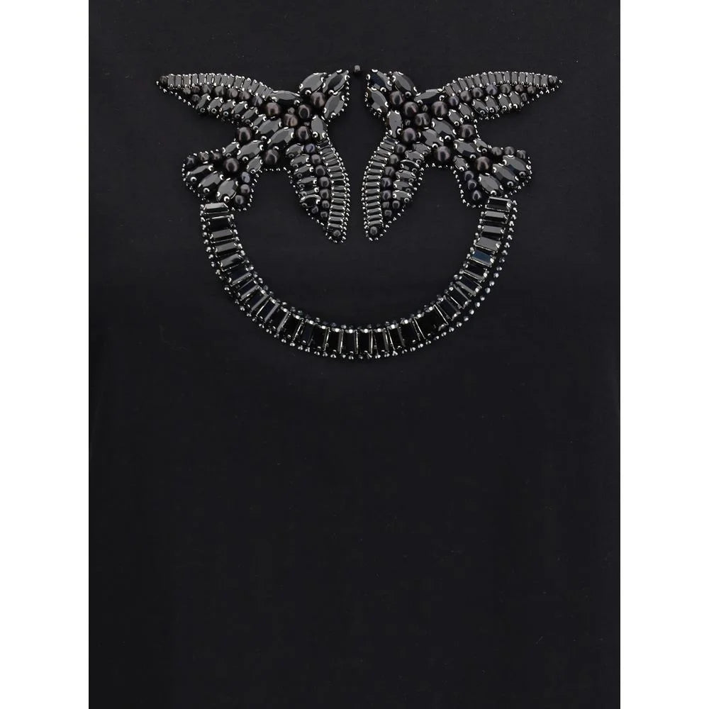 PINKO Embroidered logo T-Shirt - T-Shirts