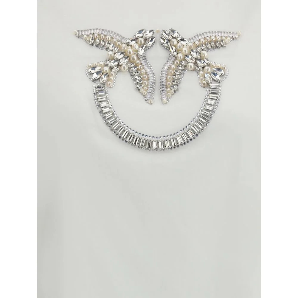 PINKO Embroidered logo T-Shirt - T-Shirts