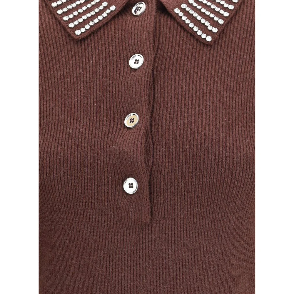 PINKO Emilia Sweater with strass - S - Sweaters