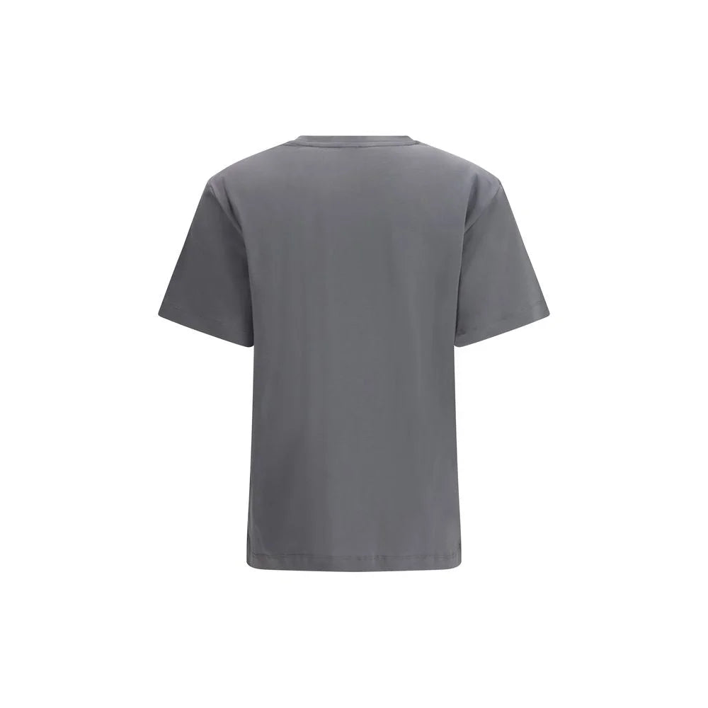 PINKO Gray Cotton T-Shirt