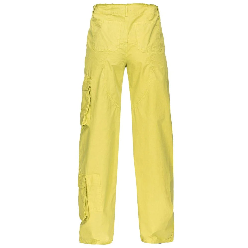 PINKO Green Cotton Women Cargo Pant - IT38|XS - Cargo Pants