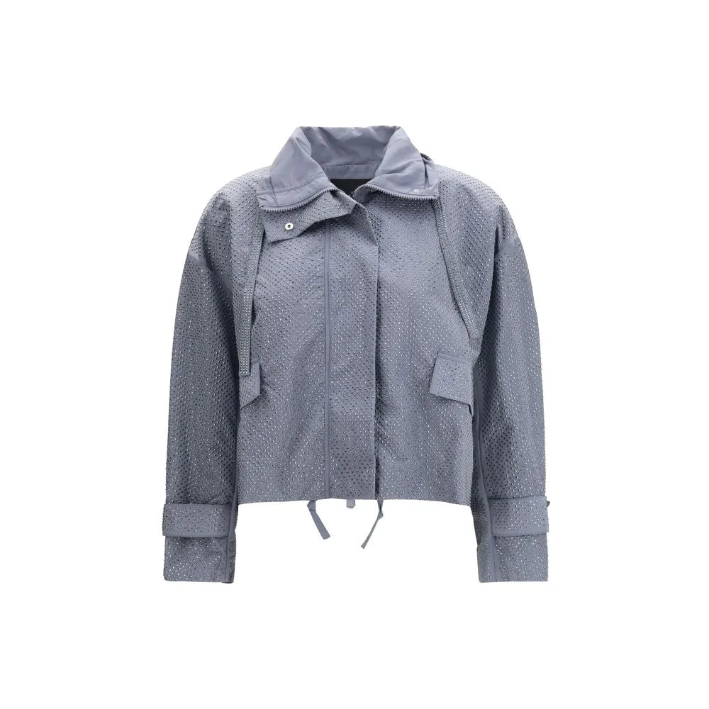 PINKO Light Blue Polyester Shell Jacket