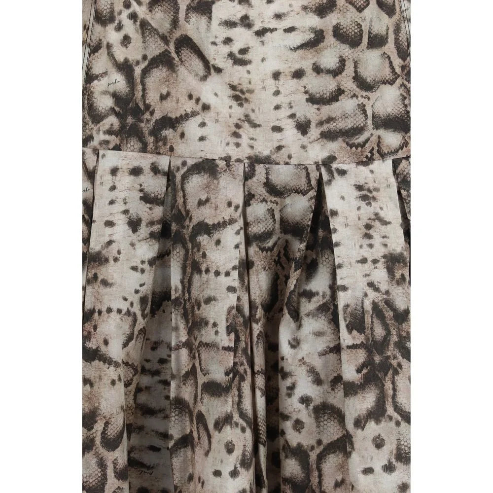 PINKO színes Pamut Alkalmi Ruha