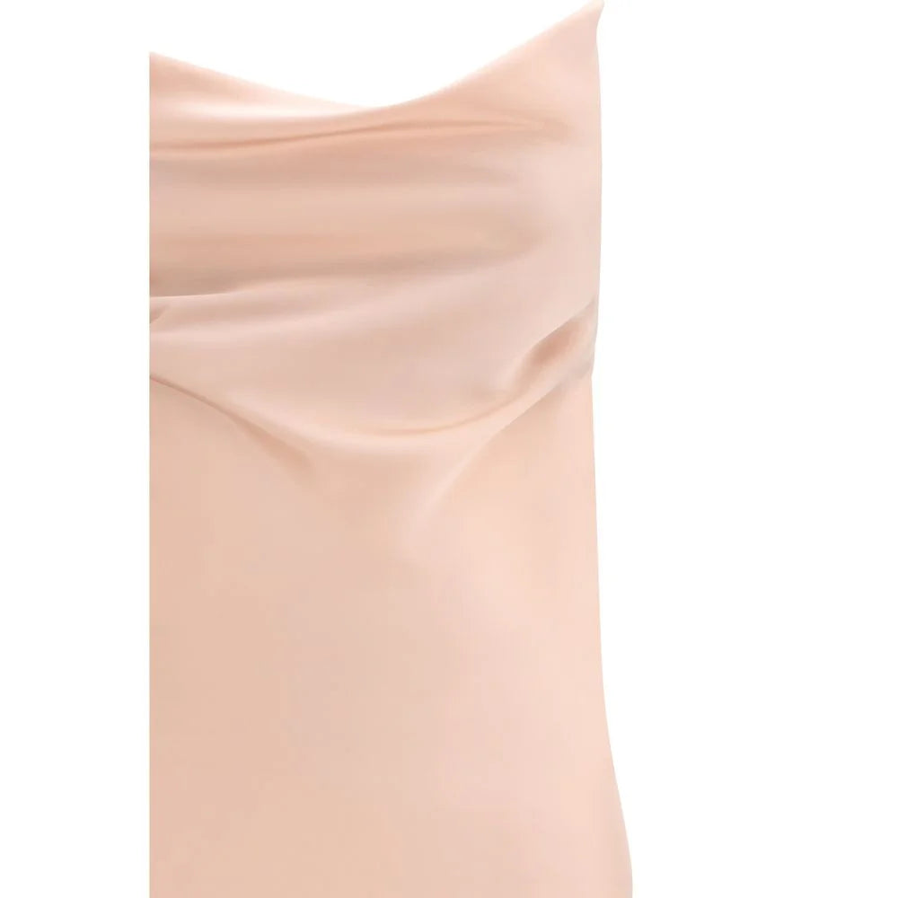 PINKO Multicolor Marabou Casual Dress