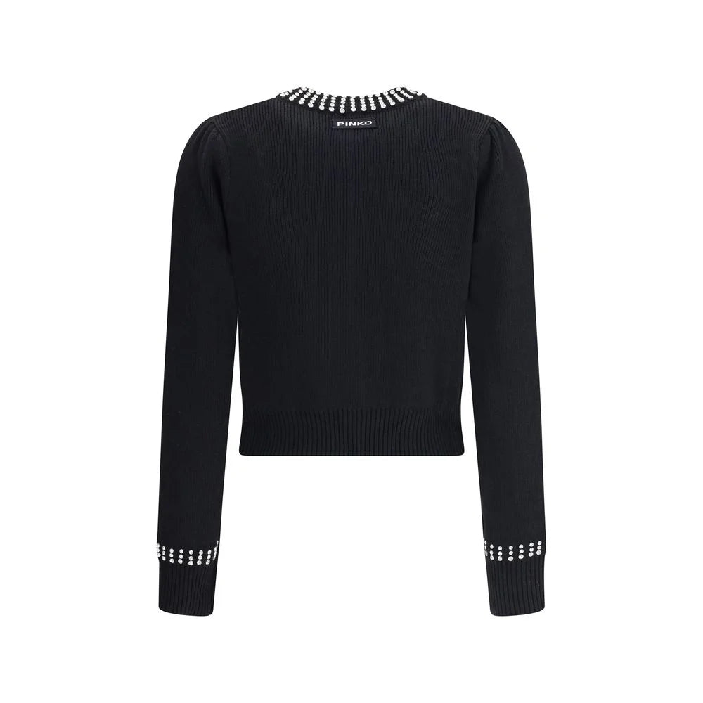 PINKO Rhinestone Cardigan - Cardigans