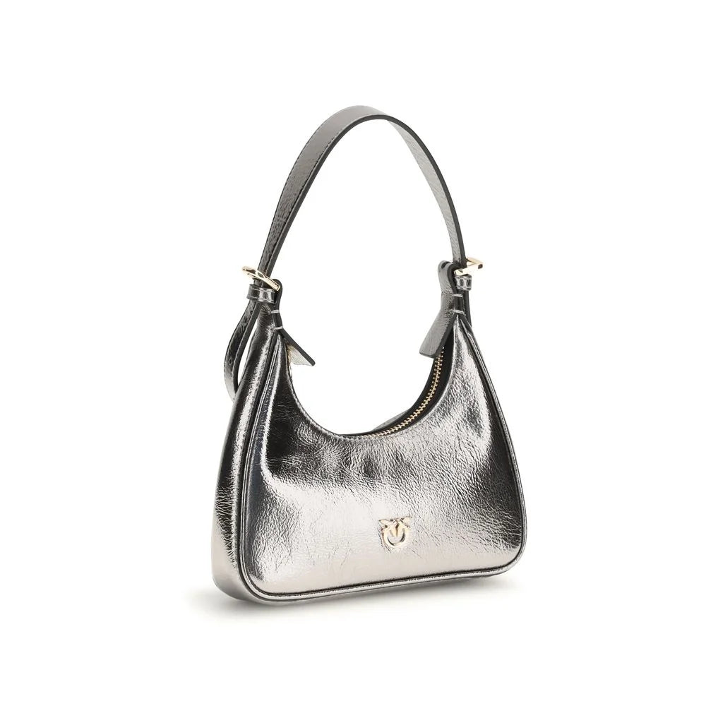 PINKO Silver Lamb Ovis Aries Aries Handbag - Shoulder Bags