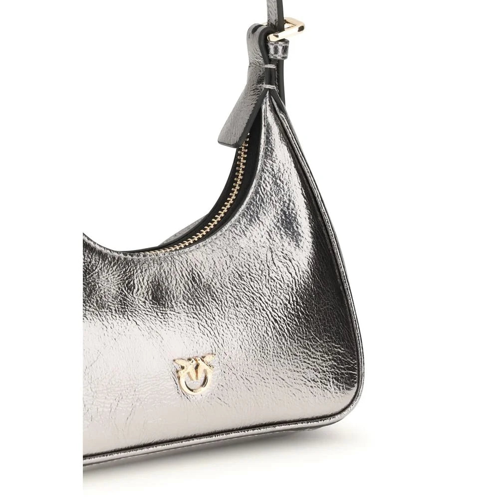 PINKO Silver Lamb Ovis Aries Aries Handbag - Shoulder Bags