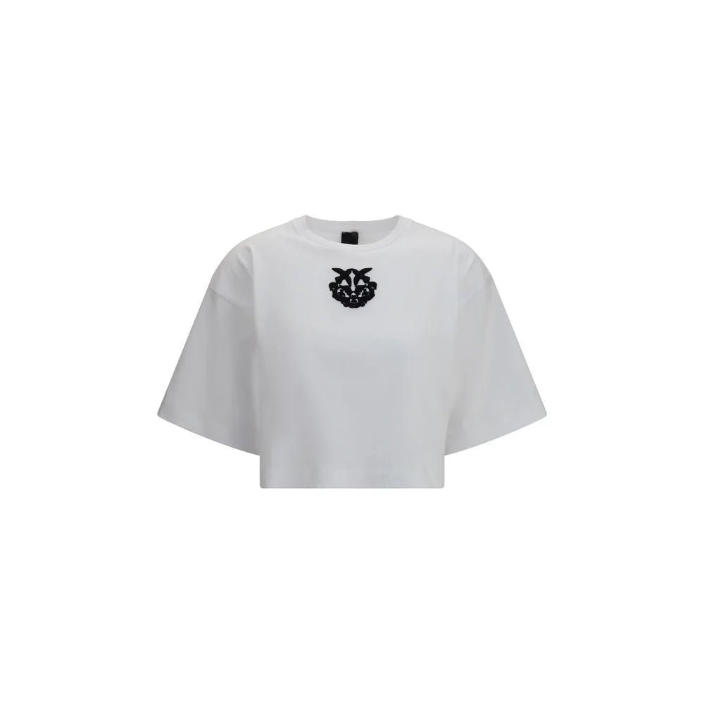 PINKO White Cotton T-Shirt