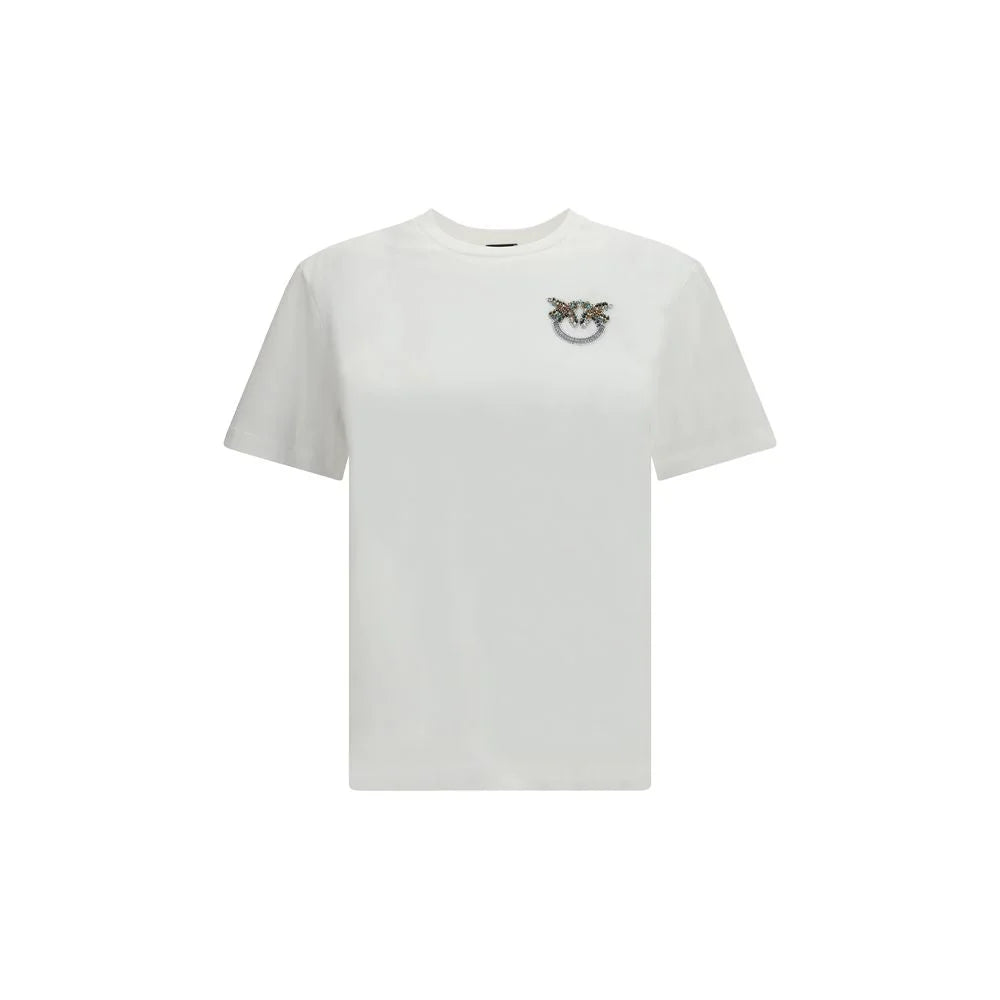 PINKO White Cotton T-Shirt