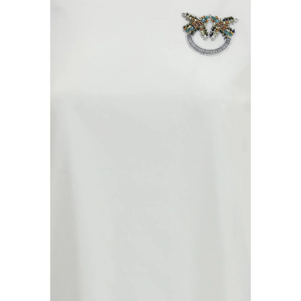 PINKO White Cotton T-Shirt