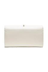 PINKO White Leather One Simply Love Mini Bag - Shoulder Bags