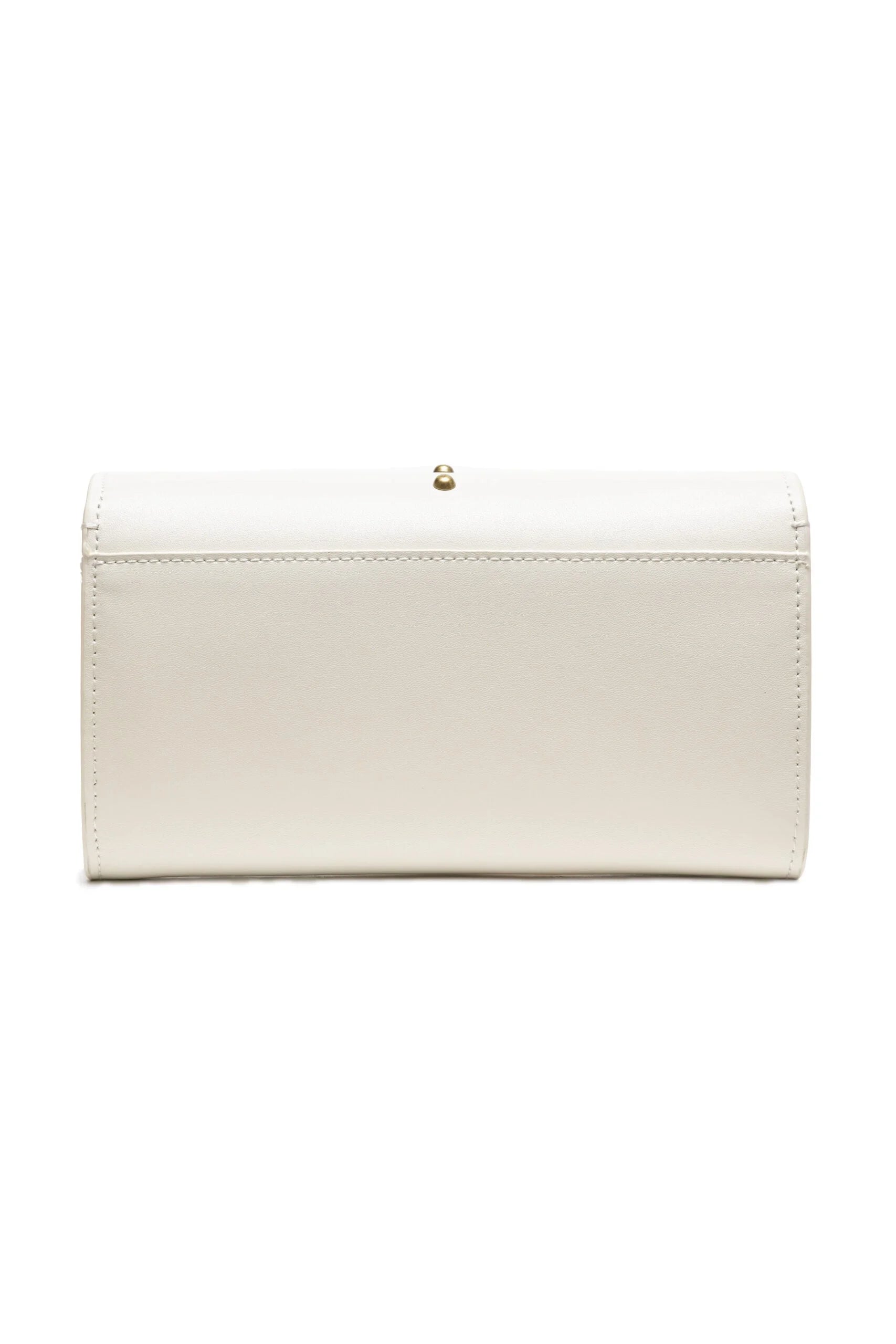 PINKO White Leather One Simply Love Mini Bag - Shoulder Bags