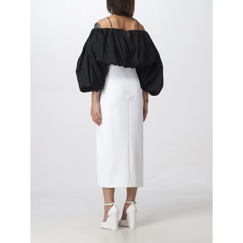 PINKO White Polyester Dress - IT42