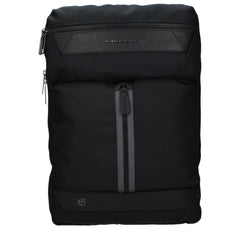 Piquadro Black Fabric Backpack