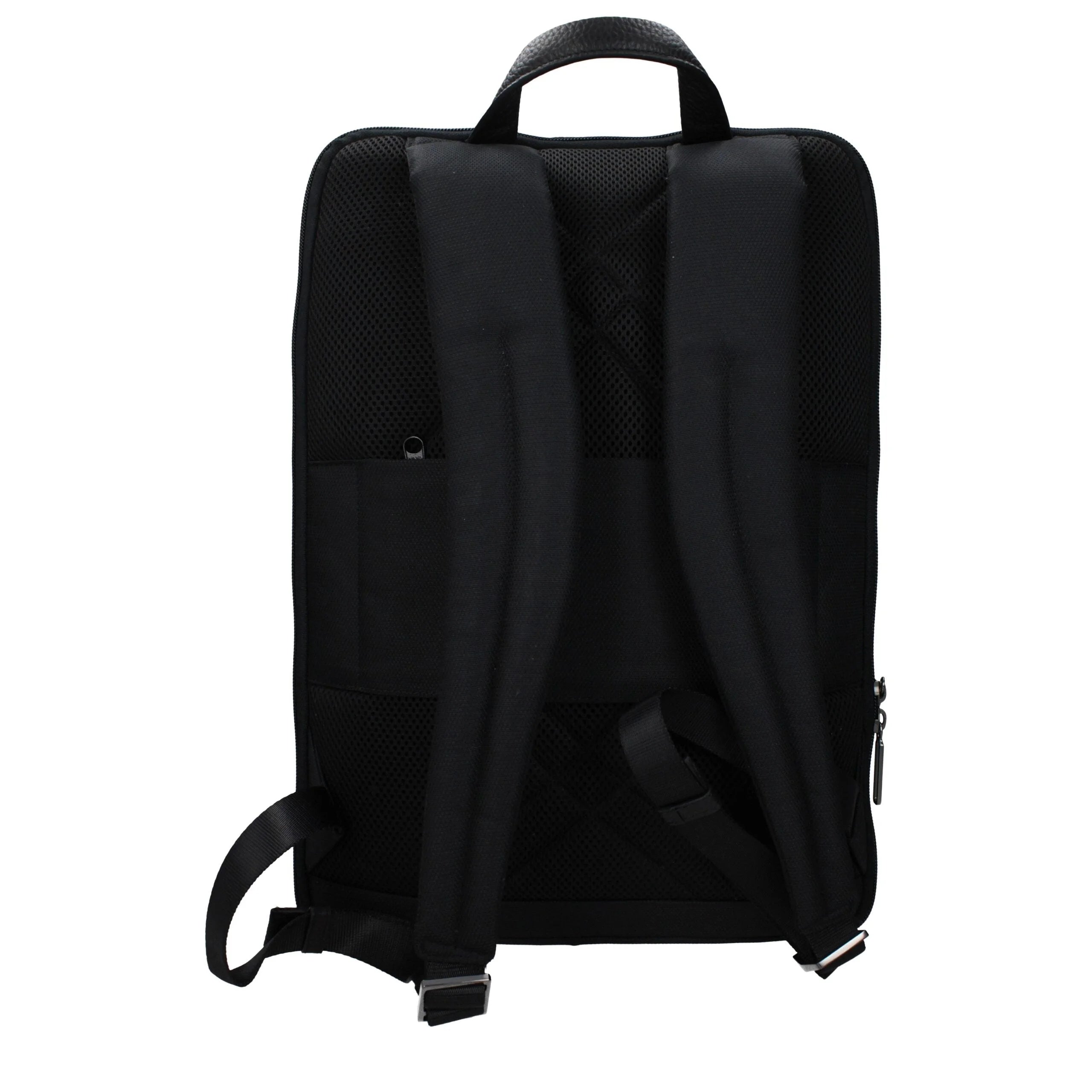 Piquadro Black Fabric Backpack