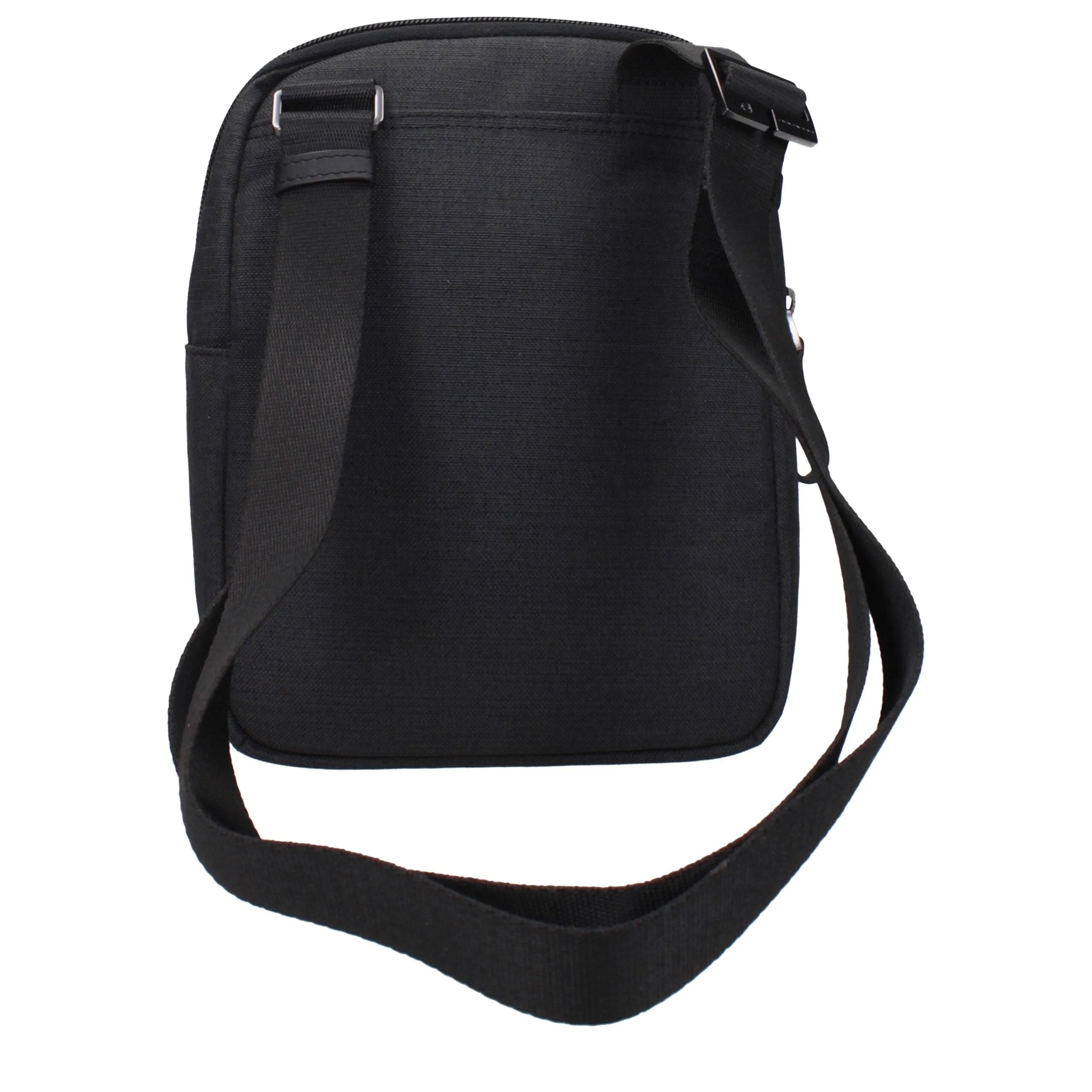 Piquadro Black Fabric Crossbody Bags