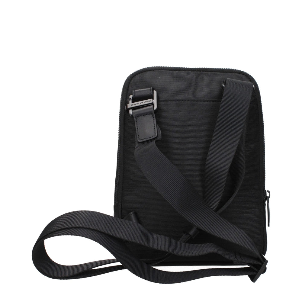 Genți crossbody din material negru Piquadro