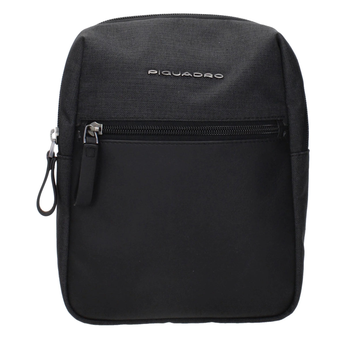 Piquadro Black Fabric Crossbody Bags